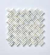 Calacatta Gold Dimensions Marble Mosaic Honed- 1 piece